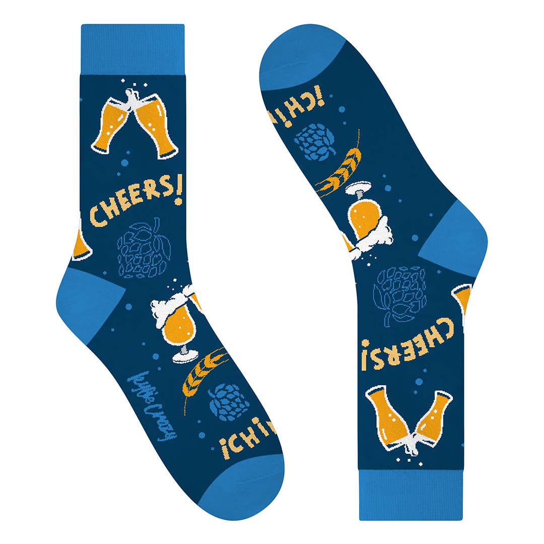 CHEERS seamless unisex cotton mid-calf socks