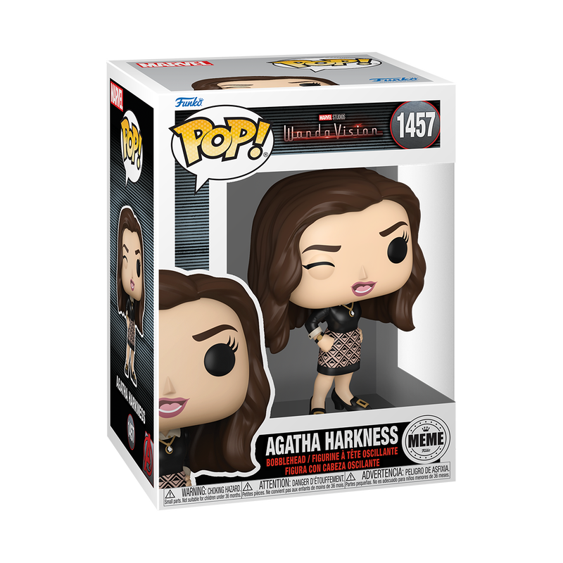 Pop! Agatha Harkness (Agatha knipoog-meme)