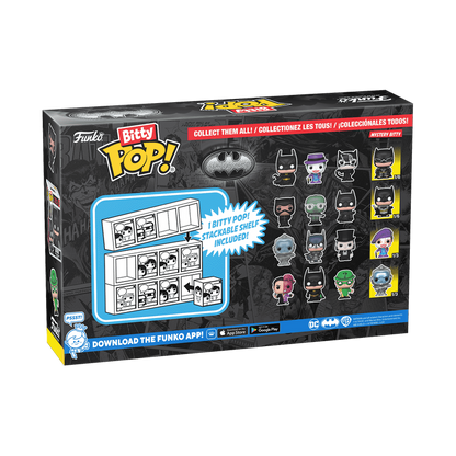 Bitty Pop! Batman 85th Anniversary 4-Pack Series 1 