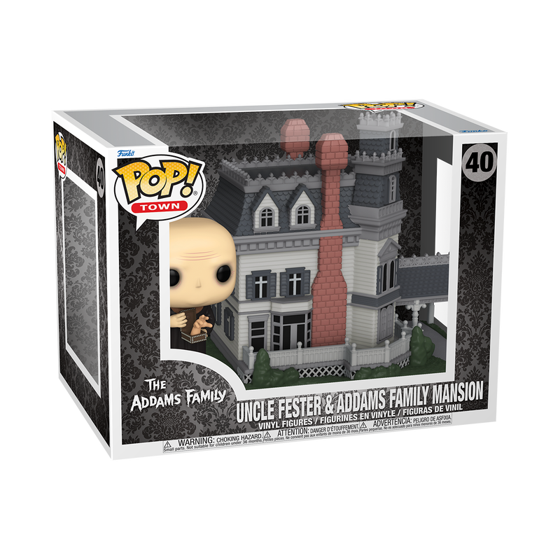 Pop! Town Manoir de La Famille Addams avec l'Oncle Fétide