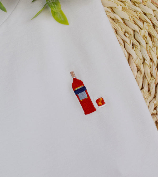 T-Shirt Brodé Negroni - t-shirt brodé Juste un T-shirt