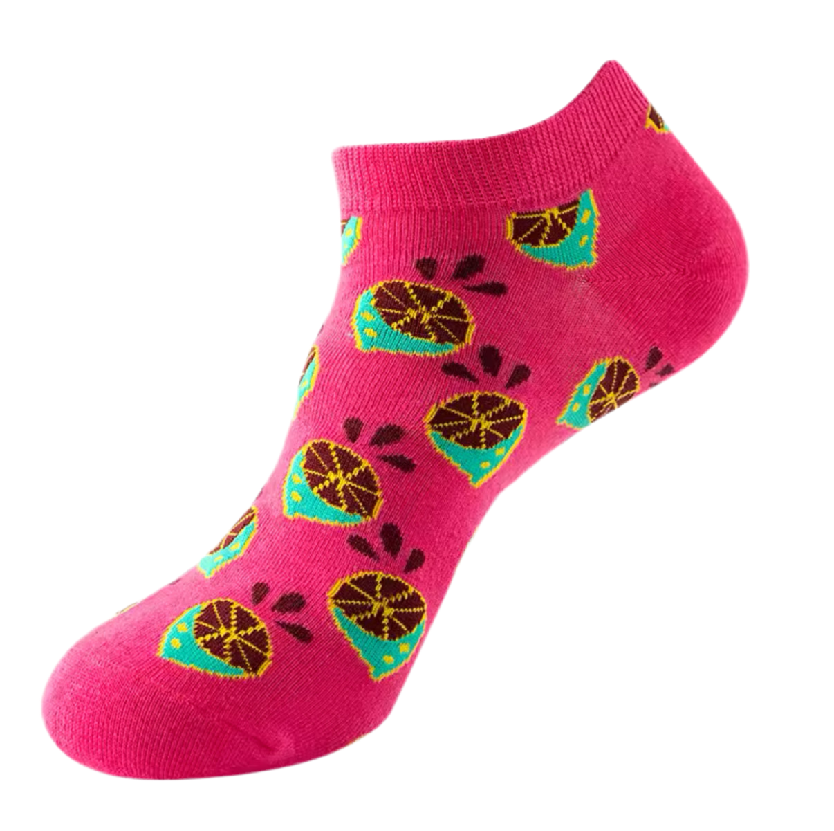 chaussettes courtes agrumes