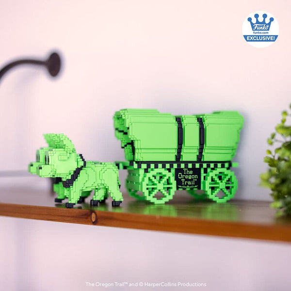 Funko Pop! Rides Super Deluxe the Oregon Trail Oxen and Wagon (Green & Black)