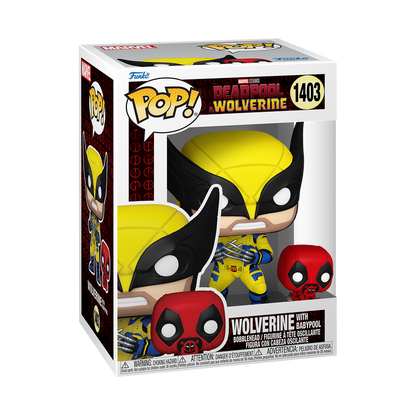 Pop! &amp; Buddy Wolverine with Babypool