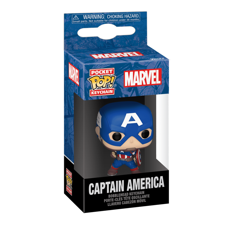 Pop! Keychain Captain America (Marvel New Classics)