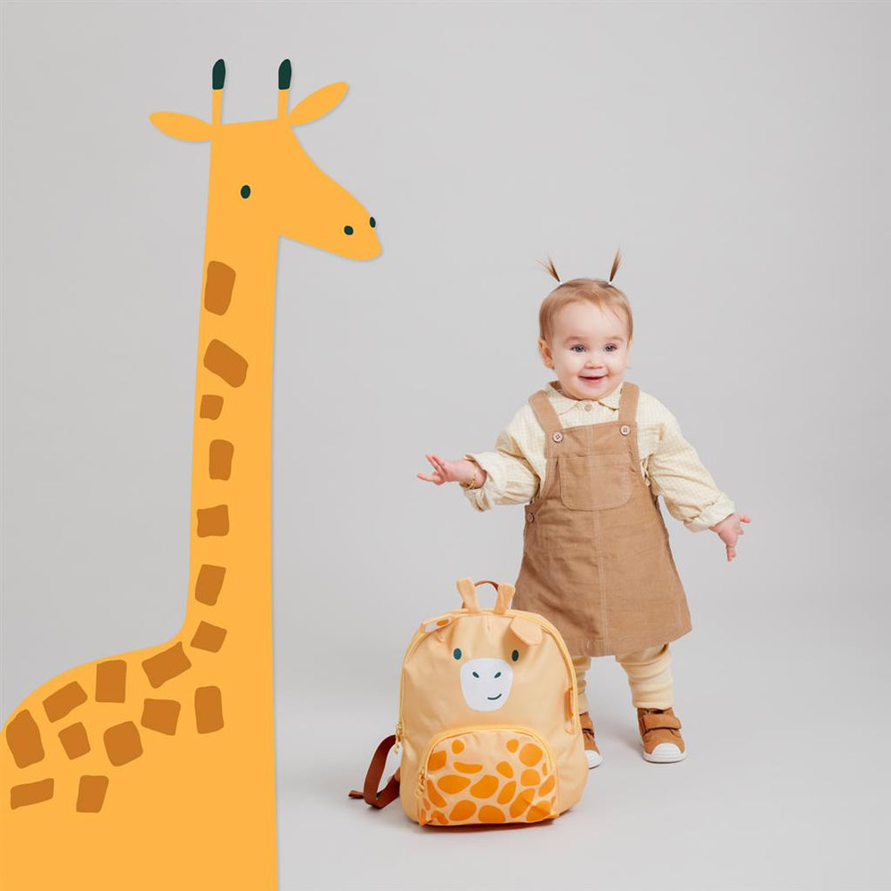 Geïsoleerde rugzak met giraffenprint