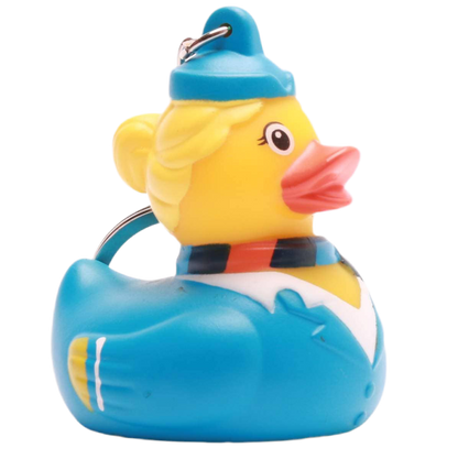 Porte-clés Canard Hôtesse de l'air Blonde