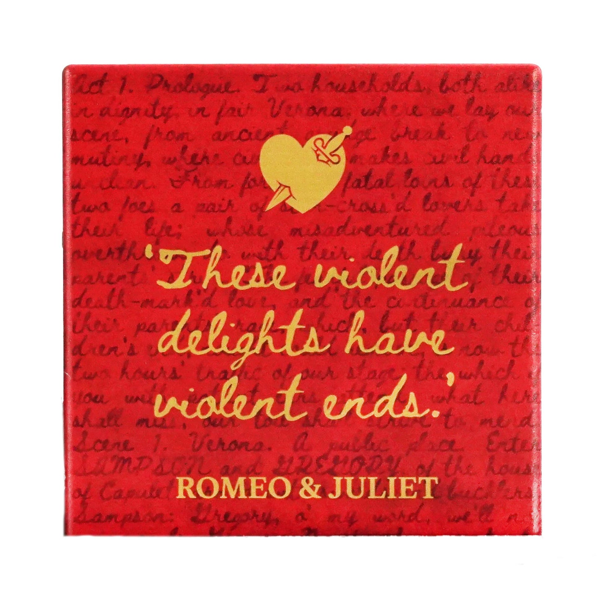 Sous-verre en céramique Shakespeare - Roméo & Juliette