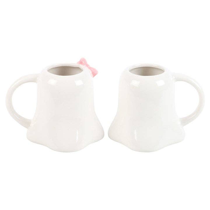 Mr and Mrs Ghost "Boo" Mug Set