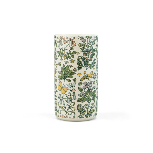 Voysey keramische vaas, Botanische tuin, Fauna en Flora