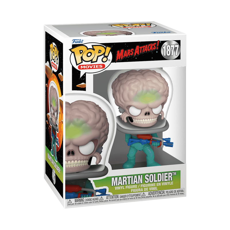 Pop! Soldat Martien avec Pistolet Laser