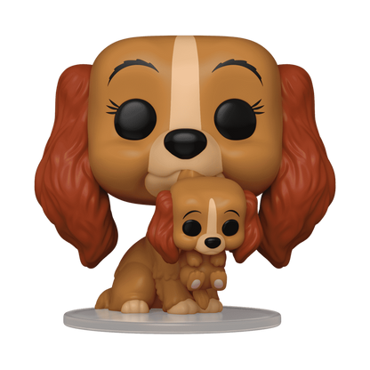 pop lady with puppy 1553