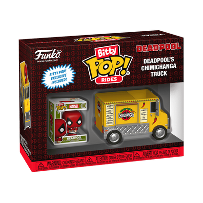 Bitty Pop! Rides Deadpool avec Camion Chimichanga