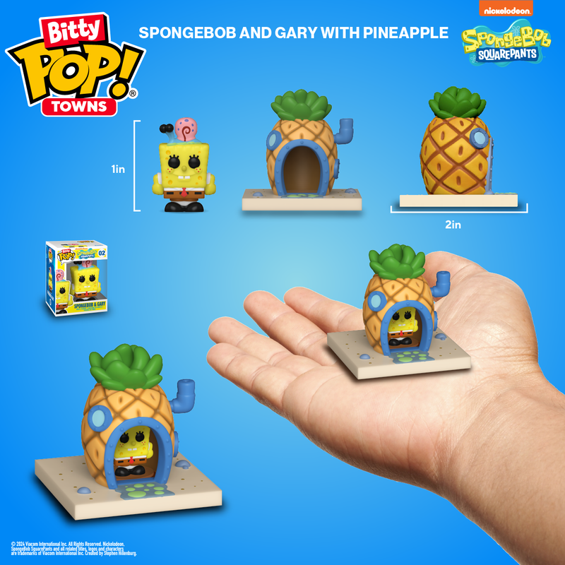 Bitty Pop! Towns Bob l'Éponge et sa Maison Ananas