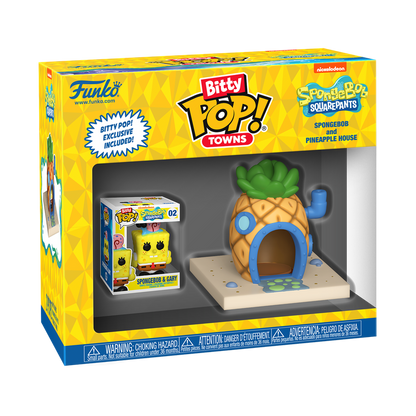 Bitty Pop! Towns SpongeBob SquarePants and his Pineapple House