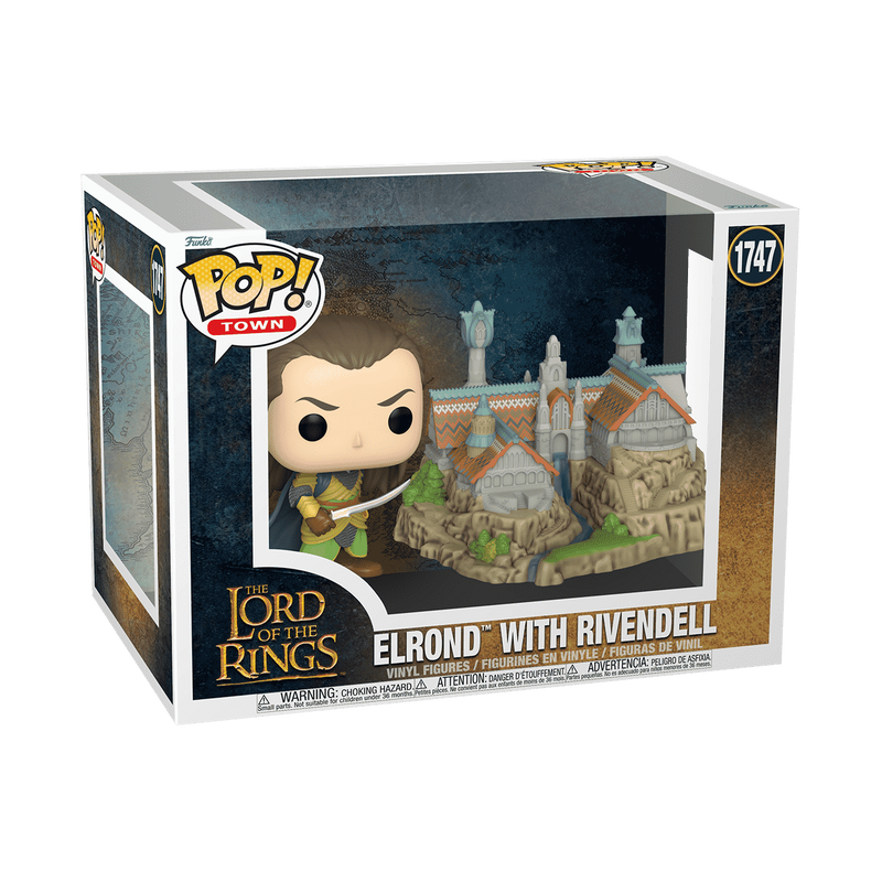 Pop! Town Lord Elrond avec Rivendell