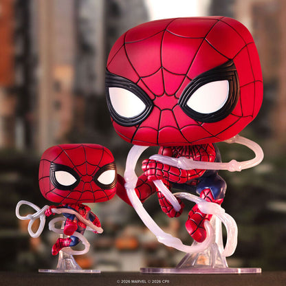 Funko Pop! Jumbo Spider-Man (Brand New Day) #1589 - visuel lifestyle officiel