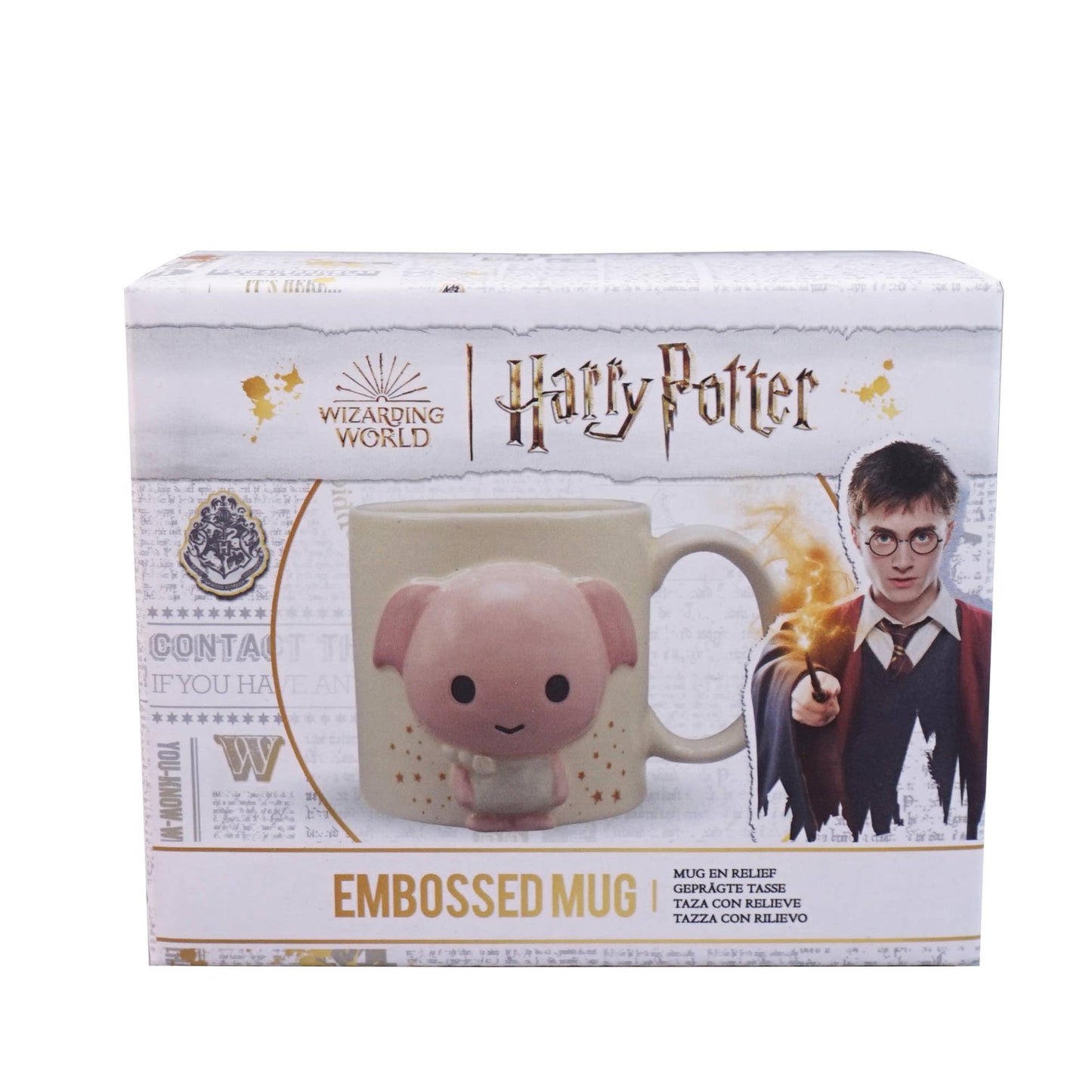 Mok van karton met reliëf (350 ml) - Harry Potter Kawaii (Dobby)