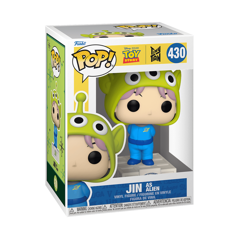 Pop! Jin als een alien