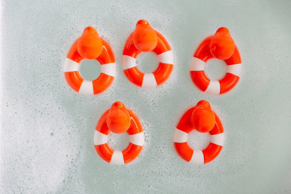 Flo The Floatie rouge – Jouet de bain bébé