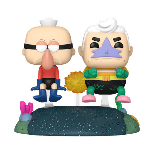 pop ride mermaidman and barnacleboy with the invisible boatmobile 126