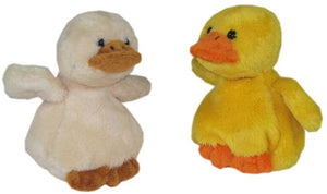 Duckling plush toy (2 possible colours) - 12 cm