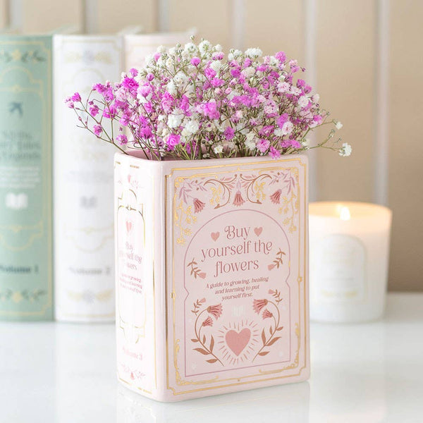 Vase en Forme de Livre - Rose