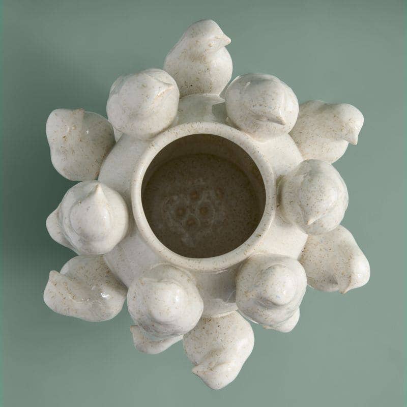 Vase M. Oisillon Blanc