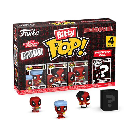 Bitty Pop! Deadpool 4-Pack Series 2