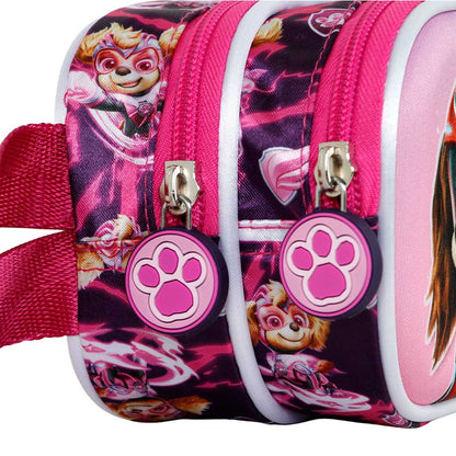 Paw Patrol Mighty 3D Double Pencil Case, Pink