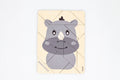 Puzzle en Bois Rhinocéros