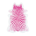 Roze zebra vloerkleed