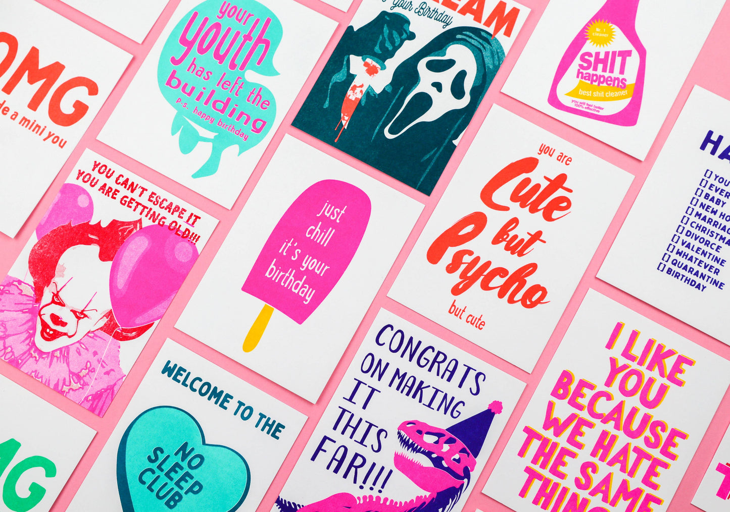 Carte Postale Pennywise vous ne pouvez pas échapper à l'IT risoprint