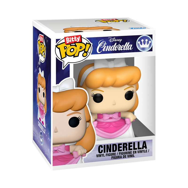Figurine Bitty Pop! Cendrillon en robe rose – vue alternative