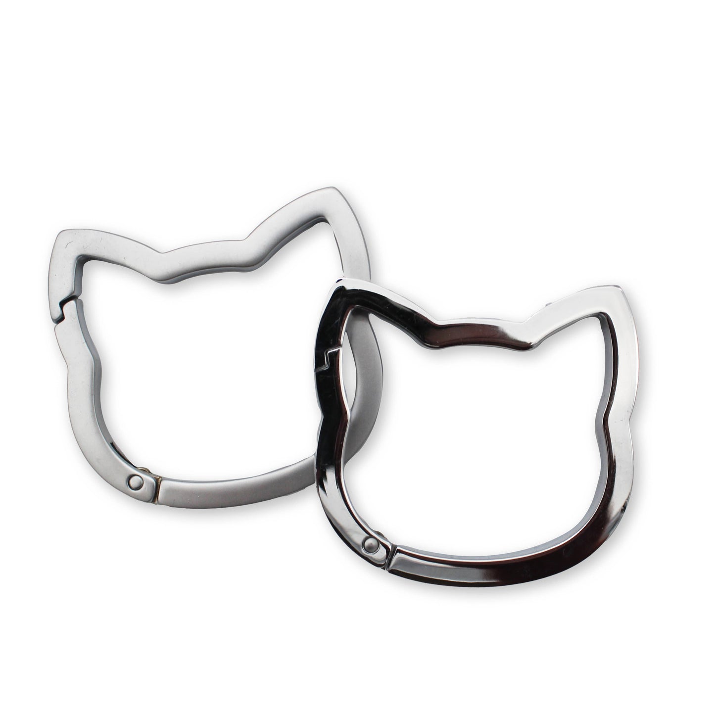 Cat Carabiner Set - Silver