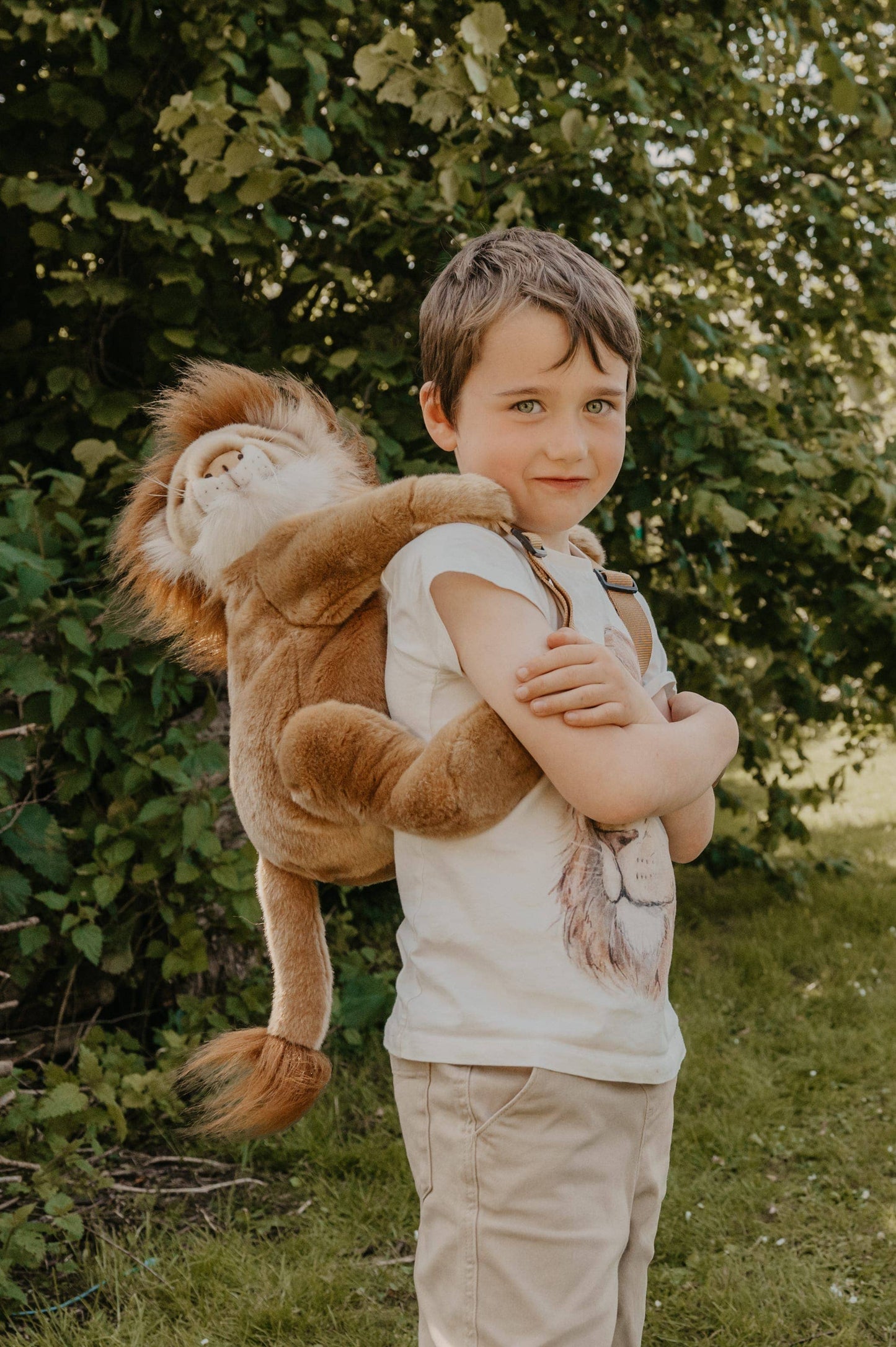 Children's Plush Lion Backpack