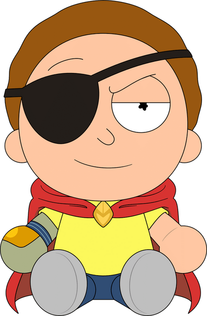 Evil Morty Peluche (9in)