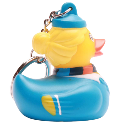 Porte-clés Canard Hôtesse de l'air Blonde