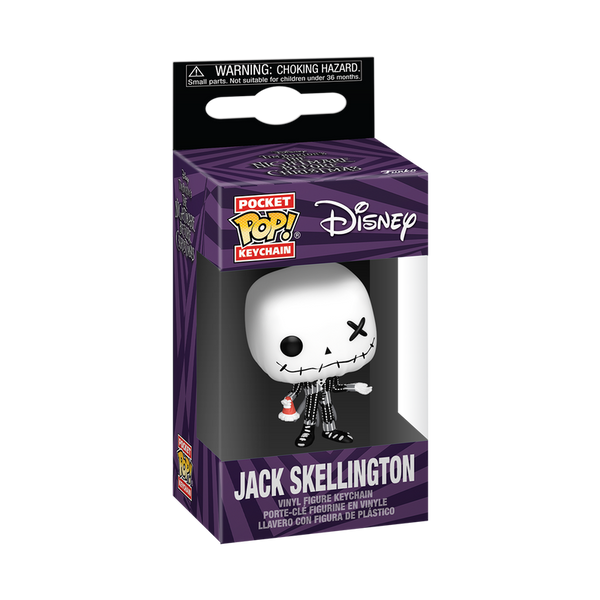 Funko Pop! Keychain Jack Skellington (Patchwork) – L'Étrange Noël de monsieur Jack