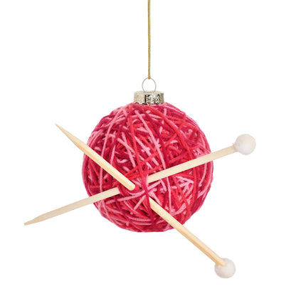 Ball shaped like a ball of yarn