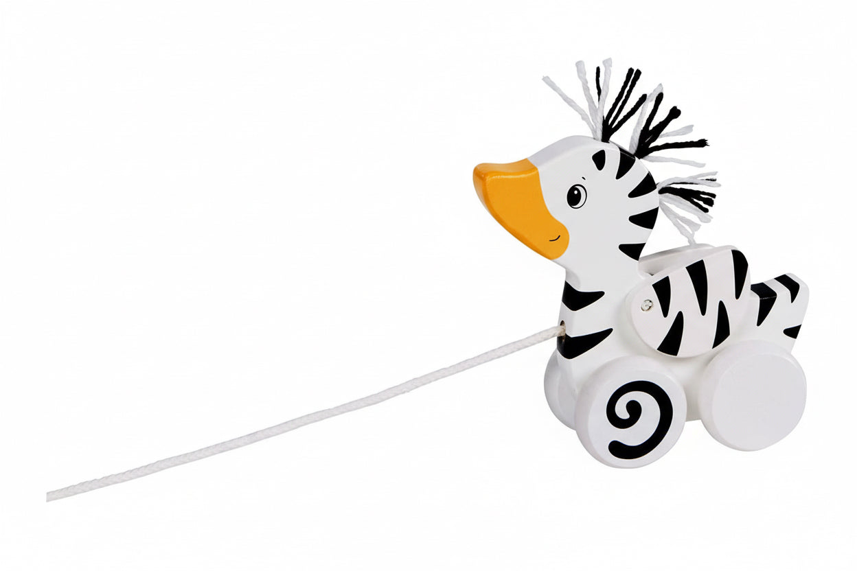 Pull-Along Animal - Zebra Duck