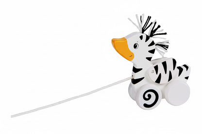 Pull-Along Animal - Zebra Duck