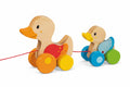 Pull-Along Toy – Wooden Duck Family