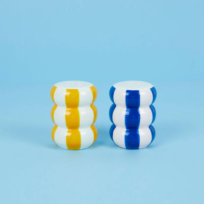 Salt and pepper buoys - Yellow/Blue