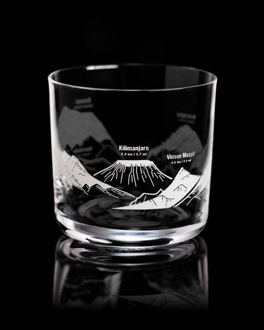 Verres à whisky Montagnes du monde