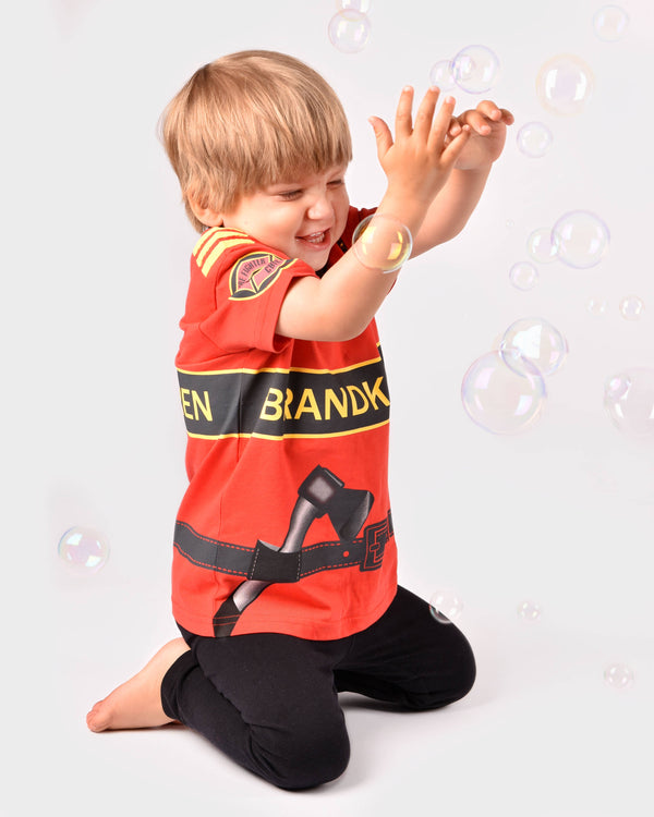 T-shirt Fire-Fighter en coton biologique 98-104 Cl