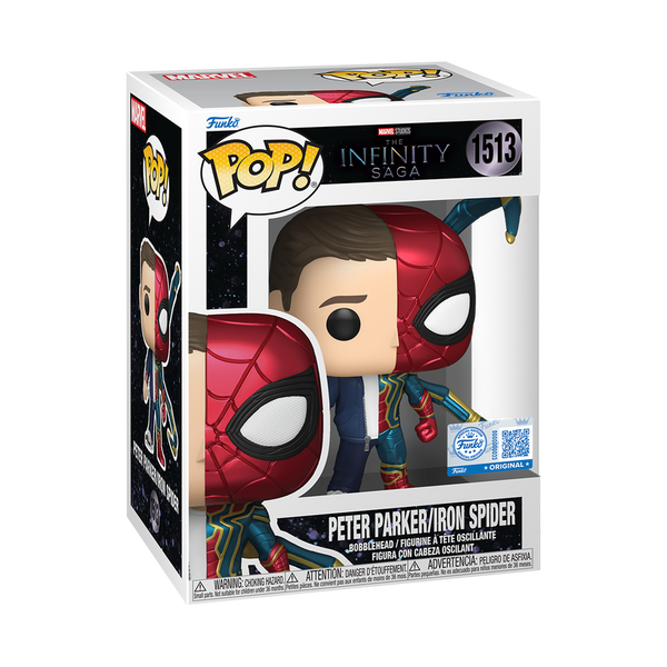 Pop! Peter Parker/Iron Spider (The Infinity Saga) #1513 - vue officielle Funko