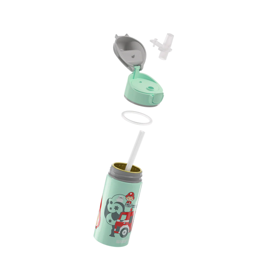 Gourde enfant Miracle Kids Alu Fireman 0.4 L