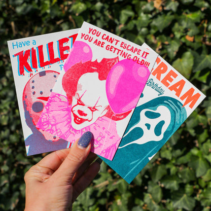 Carte Postale Pennywise vous ne pouvez pas échapper à l'IT risoprint