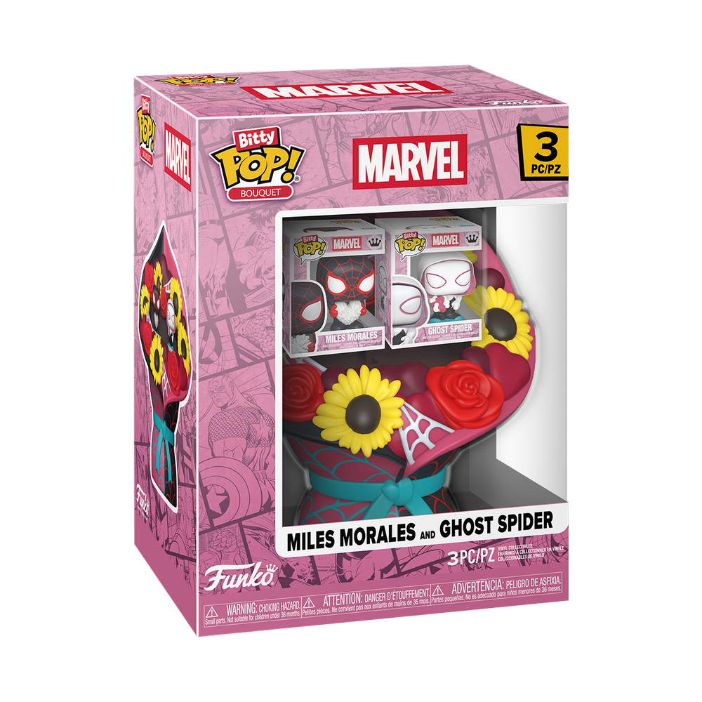 Bitty Pop! Bouquet Miles Morales & Ghost-Spider (Valentine)
